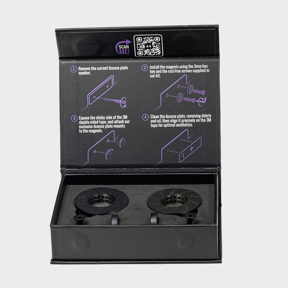 קיט מגנטים ללוחית רישוי
